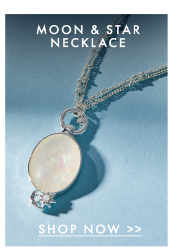 Festival Moon and Star Adjustable Necklace | Shop Now