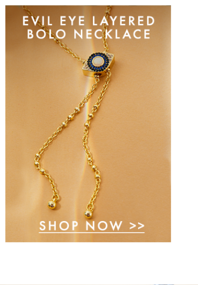Evil Eye Layered Bolo Necklace | Shop Now