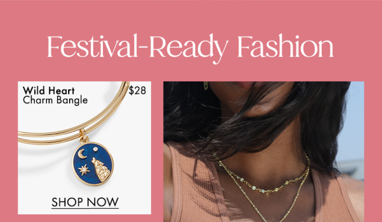 Wild Heart Charm Bangle| Shop Now