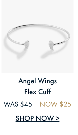 Angel Wings Flex Cuff Bracelet | Shop Now