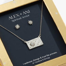 Growth Charm Necklace and Stud Earring Gift Set | Shop Now