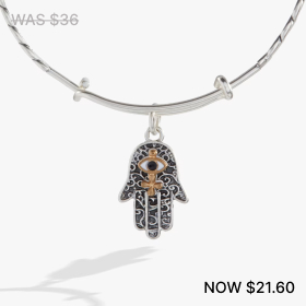 Antique Hamsa Charm Bangle | Shop Now