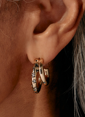 Stargazer Double Hoop Earrings | Shop Now