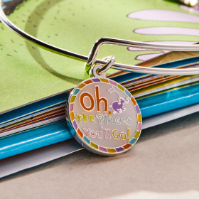 Dr. Seuss™ 'Oh The Places You'll Go' Charm Bangle Bracelet | Shop Now