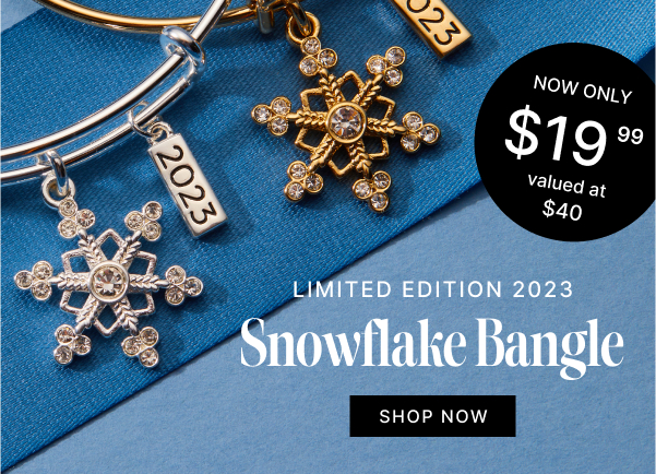 2023 Snowflake Bangle | Shop Now