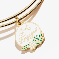 'Just Engaged' Charm Bangle | Shop Now