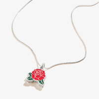 Red Rose Charm Necklace | Shop Now