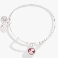 October Birthstone Charm Bangle, Rose | Shop Now