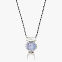 Blue Lace Agate Adjustable Necklace | Shop Now