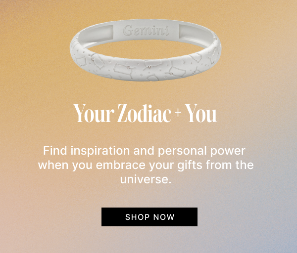 Gemini Zodiac Hinge Bangle | Shop Now