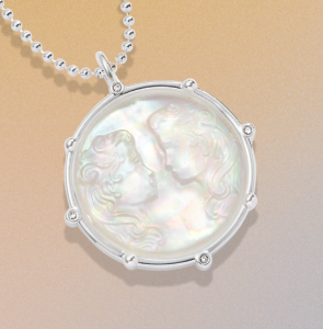 Zodiac Double-Sided Charm Necklace, Gemini| Shop Now
