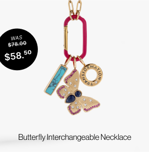 Butterfly Transformation Interchangeable Charm Necklace | Shop Now