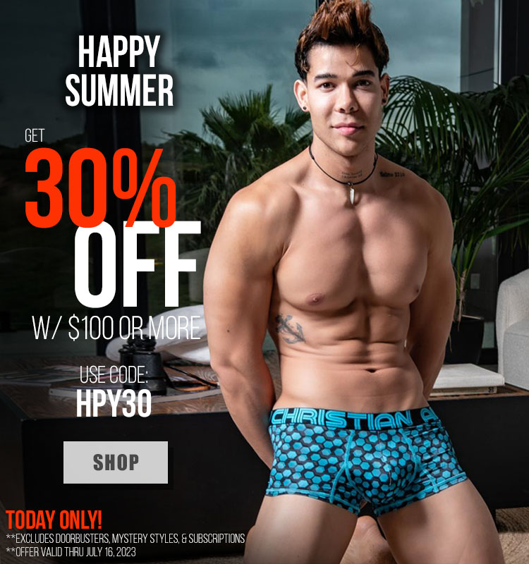 DOORBUSTER! ALMOST NAKED® Mesh Boxer – Andrew Christian Retail