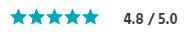4.8/5 Star Rating