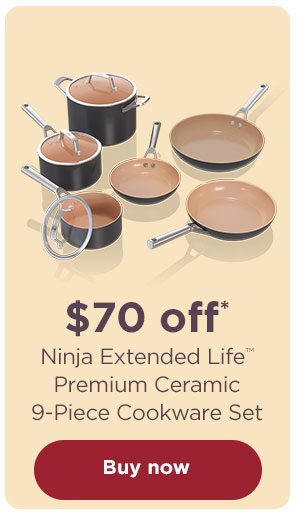 Ceramic Cookware  Ninja Extended Life Premium Ceramic 9-Piece