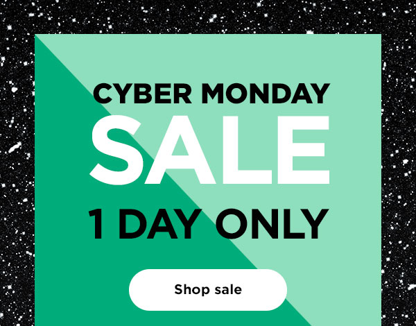 Cyber Monday Sale - 1 Day Only