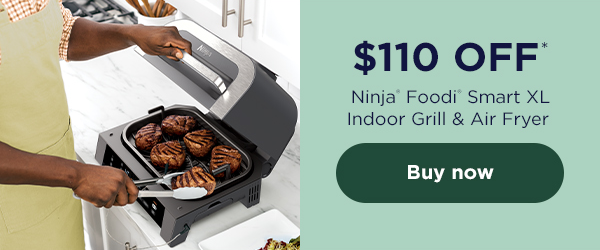 $110 off* Ninja® Foodi® Smart XL Indoor Grill & Air Fryer