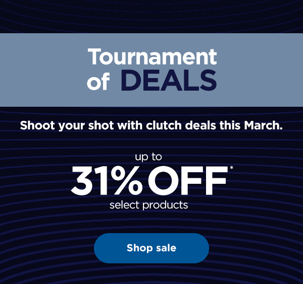 Tournament of Deals - up to 31% off* select products