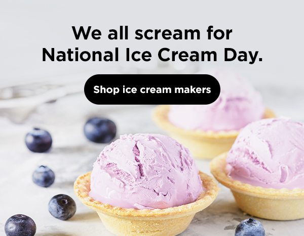 We all scream for National Ice Cream Day.