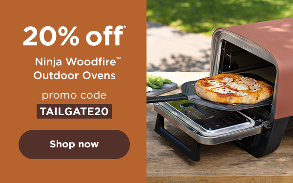 20% off* Ninja Woodfire™ Outdoor Ovens with promo code TAILGATE20