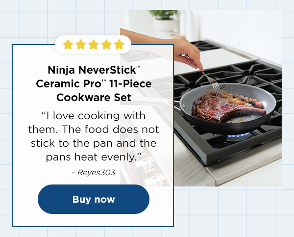 Ninja NeverStick™ Ceramic Pro™ 11-Piece Cookware Set