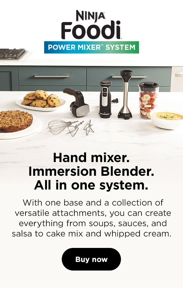 Ninja Foodi Power Mixer System Immersion Blender and Hand Mixer