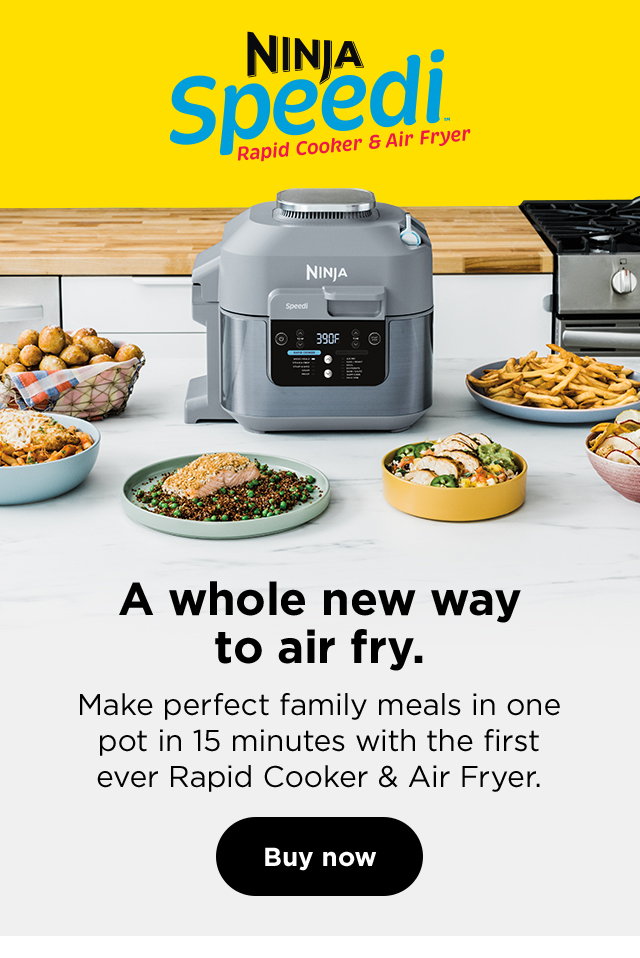 Get the FIRST EVER Rapid Cooker & Air Fryer - Ninja Kitchen