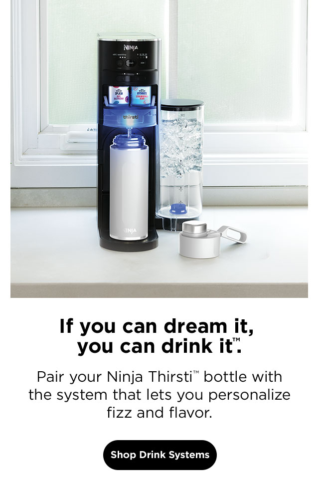 Ninja Thirsti™ 24oz. Travel Bottle, Black Drinkware - Ninja