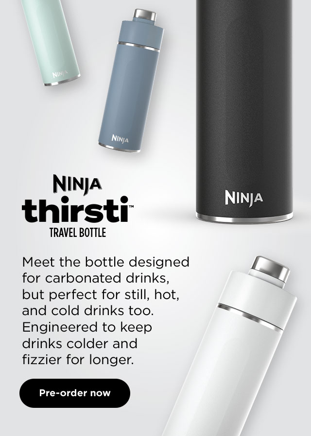 Ninja Thirsti 24oz. Travel Bottle, Black