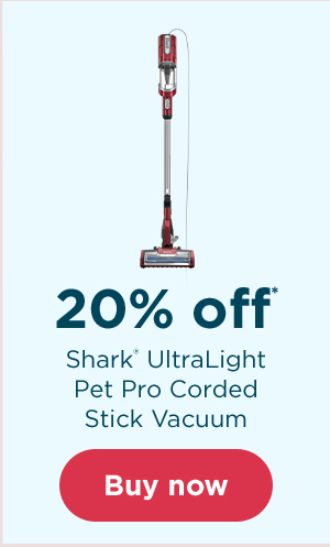 20% off* Shark UltraLight Pet Pro Corded Stick