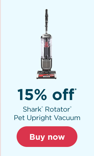 15% off* Shark Rotator Pet Upright Vacuum
