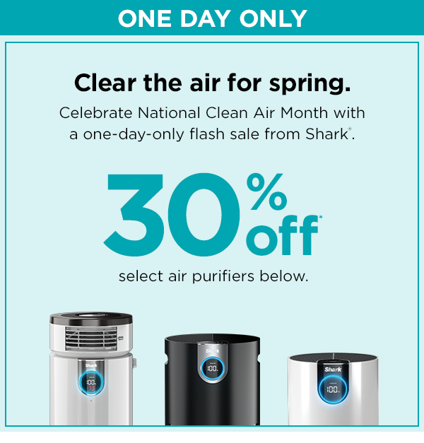 Breathe easy—it's National Clean Air Month. Shark Clean UK