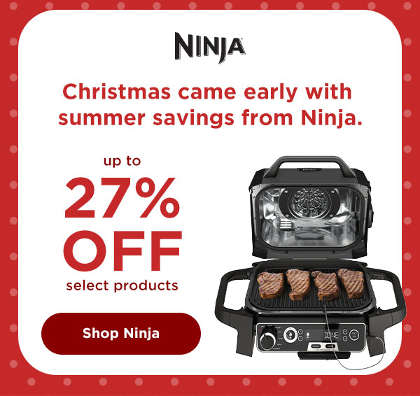 Ninja - up to 27% off select products