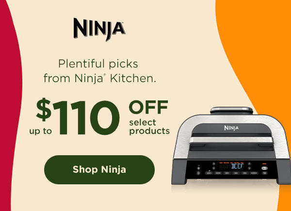 Ninja - up to $110 off select products