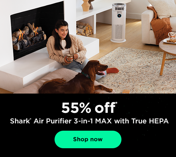 55% off* Shark® Air Purifier 3-in-1 MAX with True HEPA