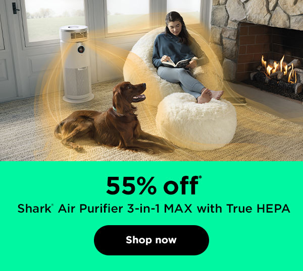 55% off* Shark® Air Purifier 3-in-1 MAX with True HEPA