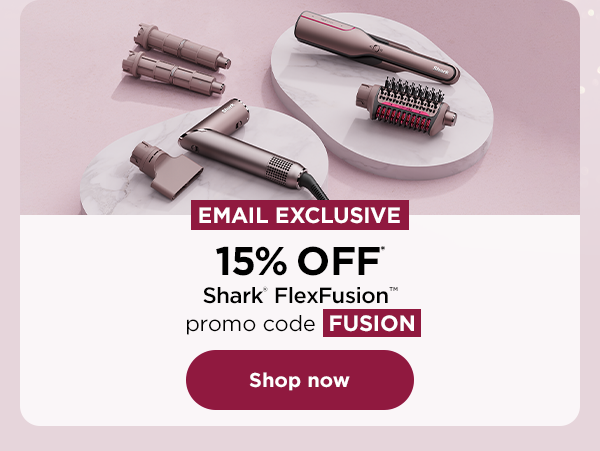 Email Exclusive--15% off* Shark® FlexFusion™ with promo code FUSION