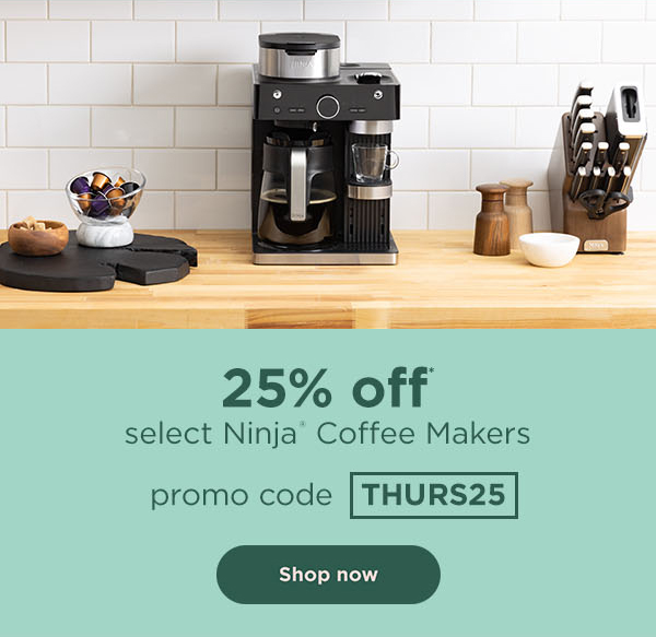 TODAY ONLY: Save 25% On Select Ninja Kitchen Coffee Makers During