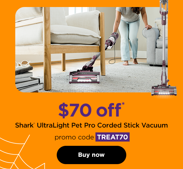 $70 off* Shark UltraLight Pet Pro Corded Stick Vacuum with promo code TREAT70