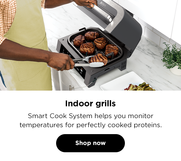 Indoor Grills - Smart Cook System helps you monitor temperatures for perfectly cooked proteins. SHOP NOW.