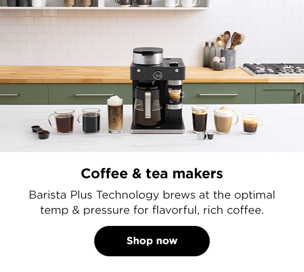 Coffee & tea makers - Barista Plus Technology brews at the optimal temp & pressure for flavorful, rich coffee. SHOP NOW.