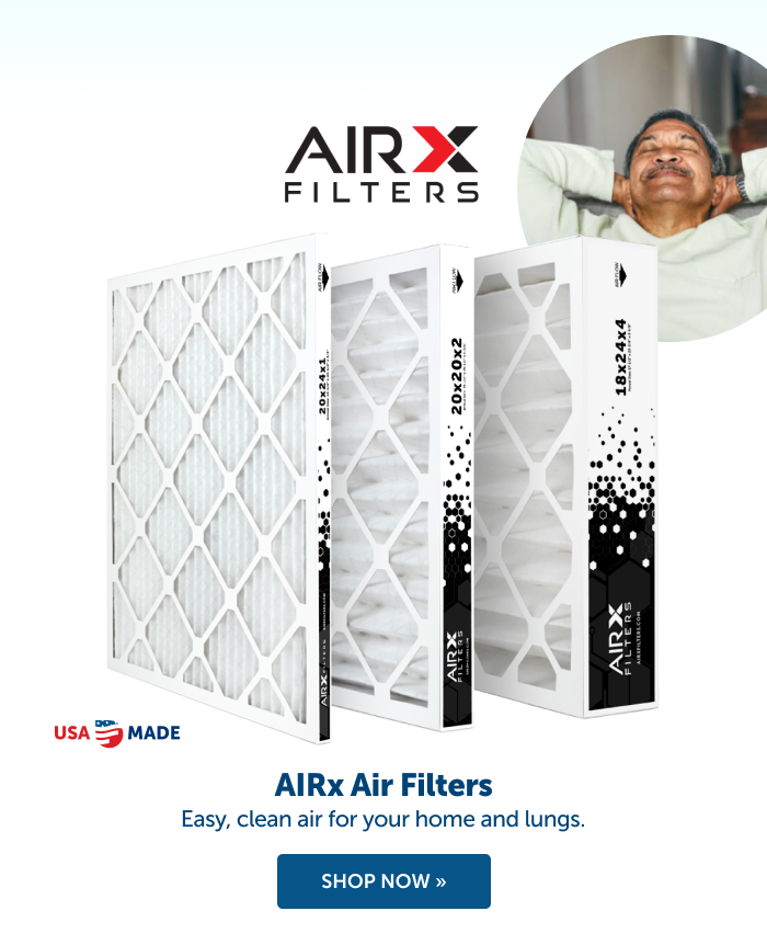  USA 5 MADE AIRx Air Filters Easy, clean air for your home and lungs. SHOP NOW 