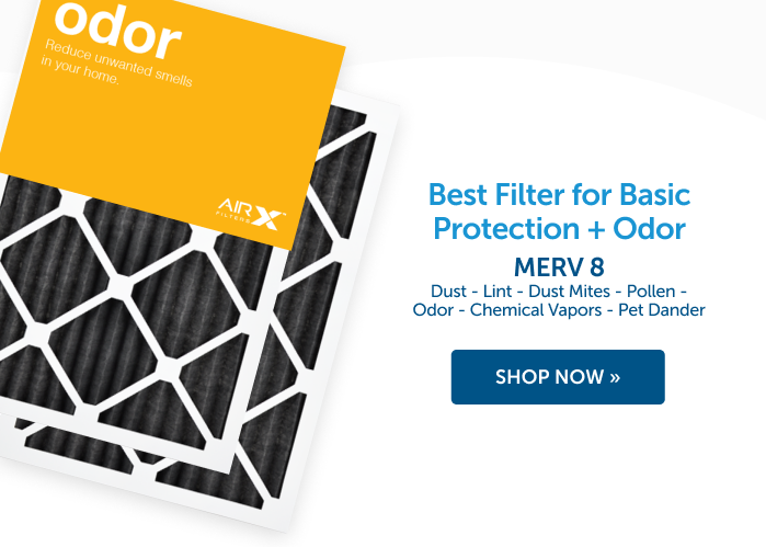 Best filter for basic protection and odor MERV 8