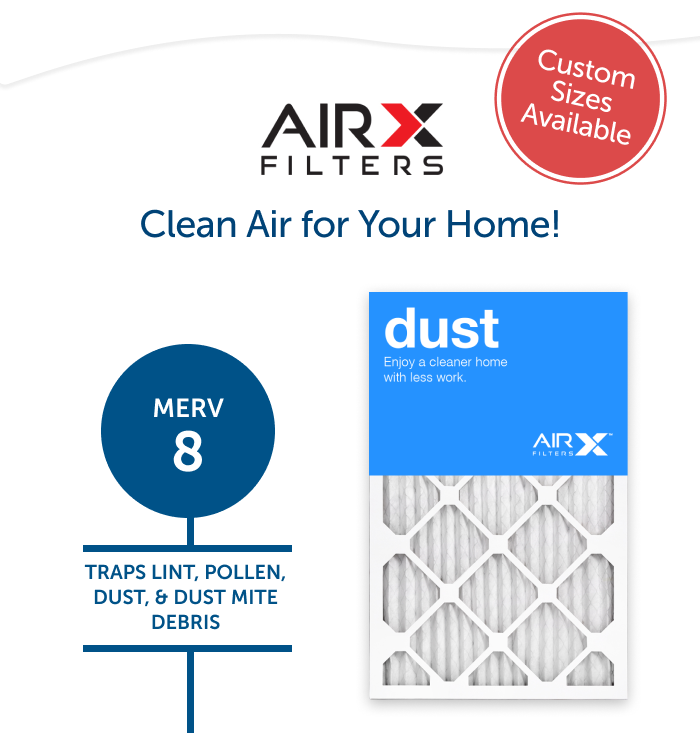 Clean Air For Your Home! AIRx Dust MERV 8 Air Filter