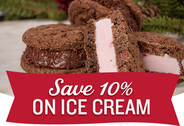 Save 10% on ice cream