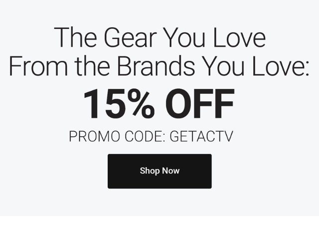 15% Off | Promo Code: GETACTV | Shop Now