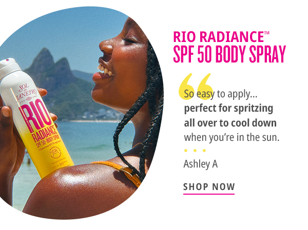 Rio Radiance SPF 50 Body Spray - Shop Now