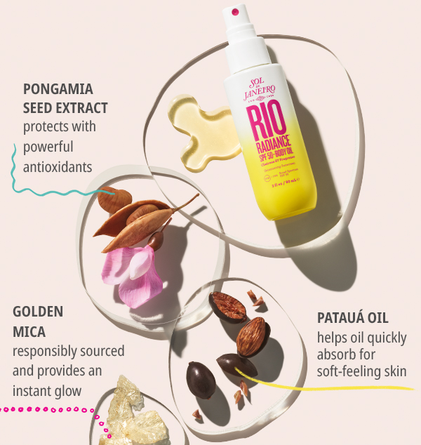 New Rio Radiance SPF 50 Body Oil - SHOP NOW