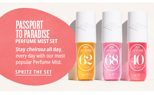 Passport to Paradise Perfume Mist Set - SPRITZ THE SET