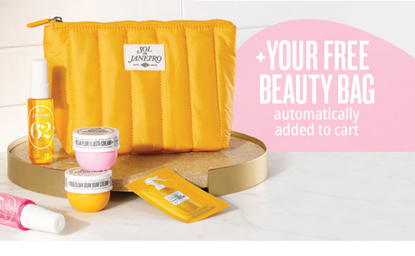 + Your Free Beauty Bag